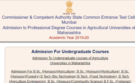 MCAER UG Admission 2019