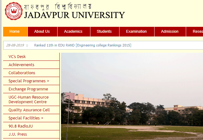 Jadavpur University 2019 Recruitment: Apply for Project Fellow Posts ...