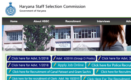 HSSC Recruitment 2019