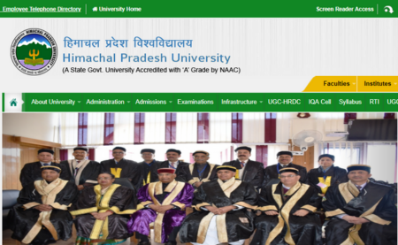 First-year Results for Himachal Pradesh University