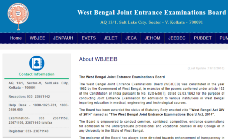 WBJEE 2020 Recruitment