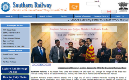 Southern Railway Recruitment 2019