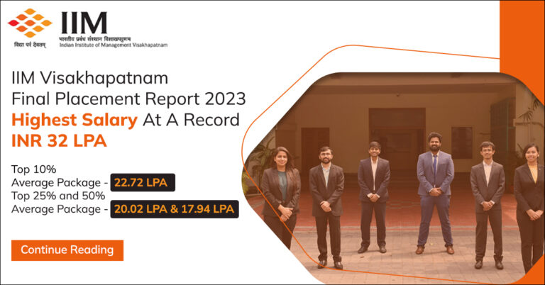 IIM Visakhapatnam Final Placement Report 2023 | Highest Salary At A ...