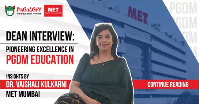 Dean Interview: Pioneering Excellence in PGDM Education – Insights by Dr. Vaishali Kulkarni, MET Mumbai