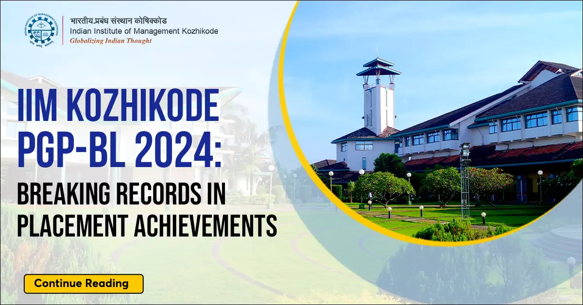 IIM Kozhikode Post Graduation Program in Business Leadership